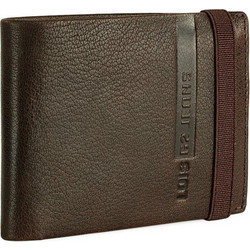 Πορτοφόλι Ανδρικό Δερμάτινο Καφέ Lois 11,5x1,5x8,5εκ. 202611-02 - Lois - 202611-02