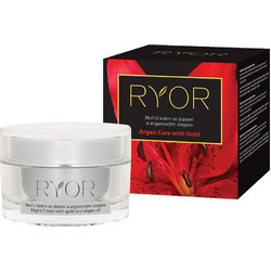 Ryor με Χρυσό & Αργκάν Κρέμα Νυκτός 50ml