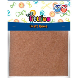The Littlies Φύλλο Φελλού 225x225x2mm Καφέ (000646644)