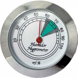 Αναλογικό Υγρασιόμετρο για Πούρα Ασημί Small 35mm - 3510S