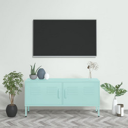 vidaXL Έπιπλο Τηλεόρασης Μεταλλικό Μ105xΠ35xΥ50cm 336230