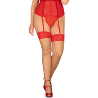 Obsessive Plus Size Blossmina Stockings