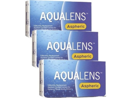 Meyers Aqualens Aspheric Μηνιαίοι Φακοί Επαφής με Φίλτρο UV 3τμχ