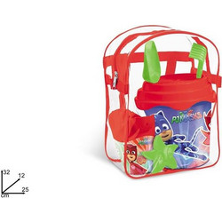 Συσκευασία σε σχήμα τσάντας γεμάτη με είδη Pj masks