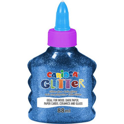 Χρυσόσκονη Με Κόλλα - Glitter Glue Carioca Blue 88ml 42117/02