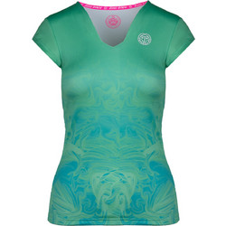 Bidi Badu Bella 2.0 Tech V-Neck Tennis Tee Γυναικείο Αθλητικό T-Shirt Πράσινο W354009221-GN