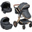 Cangaroo Polly Καρότσι Μωρού 3 σε 1 Black
