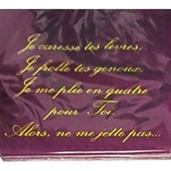 Χαρτοπετσέτες 20 τμχ 33x33cm Espiel DK0402A6 purple