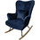 PoliHome Κουνιστή Πολυθρόνα Μπλε Skandynavia II II162046869