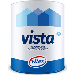 Vitex Vista Υδρόχρωμα Εσωτερικού Χώρου Λευκό 9lt