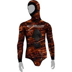 Epsealon Brown Fusion Σακάκι Κατάδυσης Ξυρισμένο Neoprene με Επιστήθιο για Ψαροντούφεκο 5mm