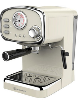 Morris Retro R20806EMC Cream Μηχανή Espresso 1100W 20bar