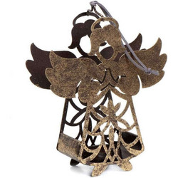 Κηροπήγιο Για Ρεσώ Αγγελάκι MRA115K4 21,5cm Gold Espiel