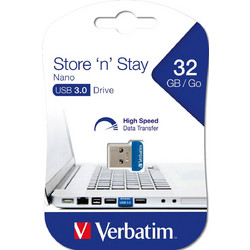 Verbatim Store 'n' Stay Nano 32GB USB Stick 3.2 Gen 1 με USB-A