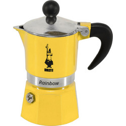 Bialetti Rainbow Μπρίκι Espresso 1Cup Κίτρινο