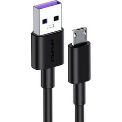 Awei CL-77M Fast Charging USB to Micro USB 1m Μαύρο