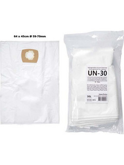 Unibags UN-30 Σακούλες Σκούπας 5τμχ Συμβατές με Σκούπα Bomann / Bosch / Einhell / Hoover / Karcher / Nilfisk
