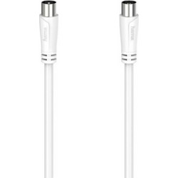 Hama Καλώδιο Κεραίας Coax Male to Coax Female 1.5m White 205045