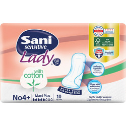 Sani Sensitive Lady Discreet No4+ Maxi Plus 10τμχ