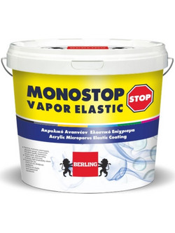 Berling Monostop Μονωτικό Ακρυλικό Χρώμα Εξωτερικού Χώρου Λευκό 3lt