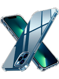 iPhone 13 Pro - Case Add Shock Absorption Technology Bumper Soft TPU Clear Cover Case for Apple iPhone 13 Pro 6.1 Inch-Clear (oem)