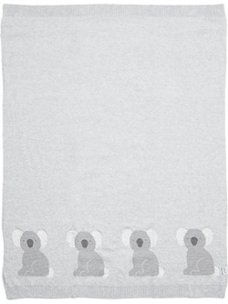 Mamas & Papas Koala Κουβέρτα Πλεκτή 70x90 Γκρι