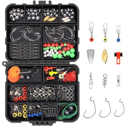 Vicloon High-Quality Fishing Accessories Set with Box (191pcs)