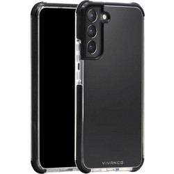 Vivanco Rock Solid Back Cover Trnsparent Black (Galaxy S22+)