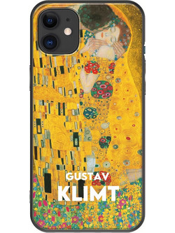 Θήκη Gustav Klimt iPhone 11 Black TPU (Μαύρη Σιλικόνη)