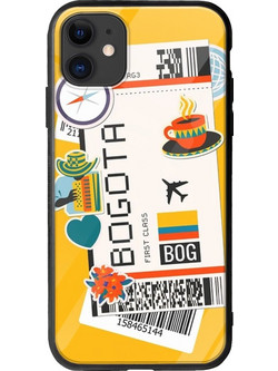 Θήκη Ticket To Bogota iPhone 11 Groove TPU (Tempered Glass και TPU)