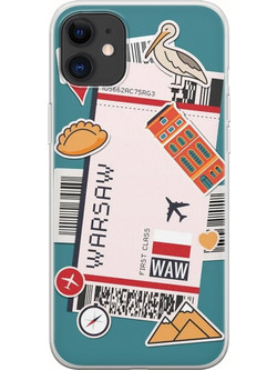 Θήκη Ticket To Warsaw iPhone 11 Flexible TPU (Διάφανη Σιλικόνη)