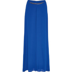 Lynne 142-512009 Υφασμάτινη Γυναικεία Παντελόνα Ψηλόμεση Royal Blue