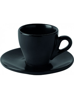 Φλυτζάνι Espresso Μαύρο Ματ Κωνικό 70ml (6τεμ.)
