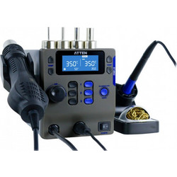 ΣΤΑΘΜΟΣ ΚΟΛΛΗΣΗΣ ΔΙΠΛΟΣ SMD 65/800W ΚΕΡΑΜΙΚΟΣ LCD ST-8802 ATTEN