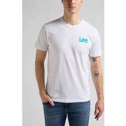 Ανδρικό T-Shirt Lee Wobbly Logo Tee Λευκό - L65QAILJ