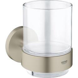 Ποτηροθήκη Grohe New Essentials-Nikel Mat