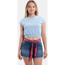 Target Raster Γυναικείο Αθλητικό Crop Top Γαλάζιο S22/65124T