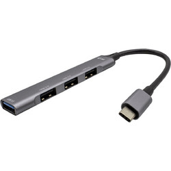 I-tec C31HUBMETALMINI4 USB Hub 3.0 USB-C με 4 Θύρες USB-A