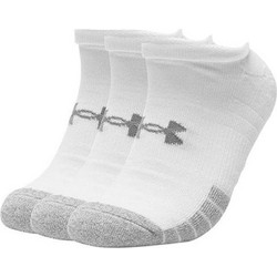 Under Armour Ανδρικές Κάλτσες Κοντές Λευκές 3Pack 1346751-100