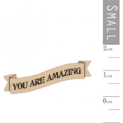Μαγνητάκι ξύλινο 5εκ. - You are amazing