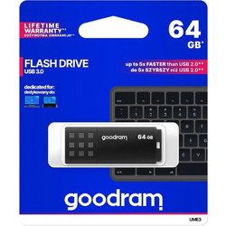 GoodRam UME3 64GB USB Stick 3.2 Gen 1 με USB-A Μαύρο