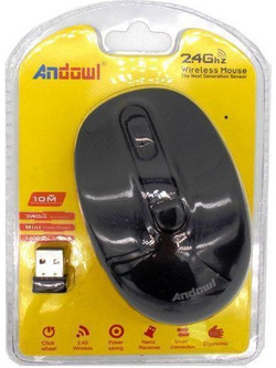 Andowl Q-220 Ασύρματο Ποντίκι Black