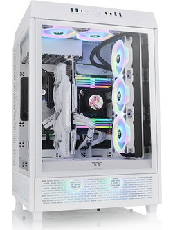 Thermaltake The Tower 500 White Gaming Midi Tower Κουτί Υπολογιστή με Πλαϊνό Παράθυρο