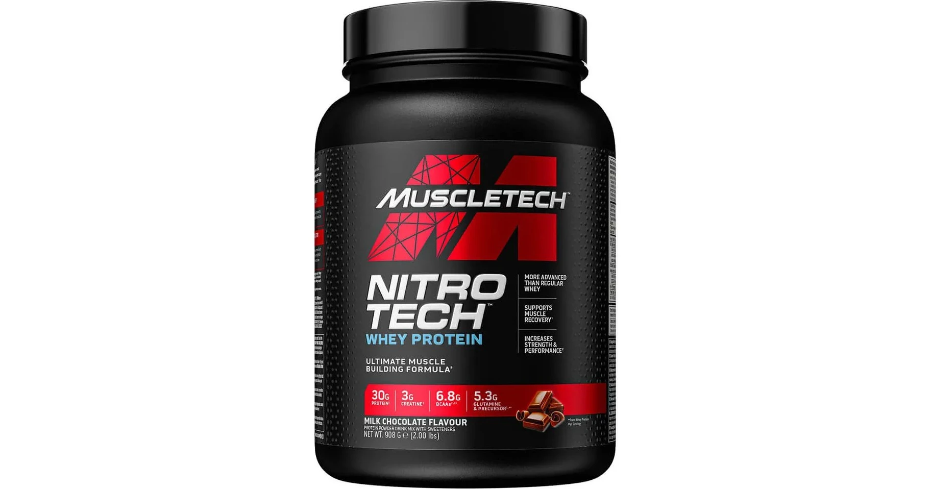 MuscleTech Nitro Tech Whey Protein Milk Chocolate 908gr BestPrice.gr