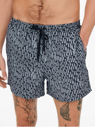 Ανδρικό μαγιό ONSTED SWIM STRIPE PRINT GW 22021835