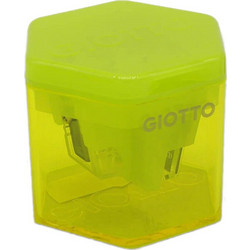 Ξύστρα βαρελάκι Giotto temperamatite με 3 τρύπες κίτρινο (233000)