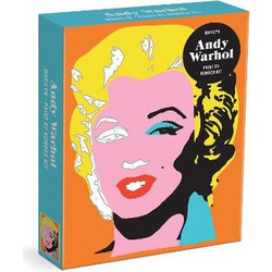 Andy Warhol Marilyn Paint By Number Kit Galison Mudpuppy Press