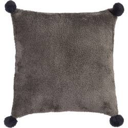 Διακοσμητικό Μαξιλάρι Sherpa Miaris Taupe 50x50 - Nef-Nef Homeware