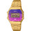 Casio Vintage Ψηφιακό Ανδρικό Ρολόι Χρονογράφος με Χρυσό Μεταλλικό Μπρασελέ A-168WERG-2AEF