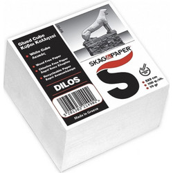Αυτοκόλλητα Χαρτάκια Σημειώσεων Skag Dilos 700Φ 9x9cm Λευκά 214902